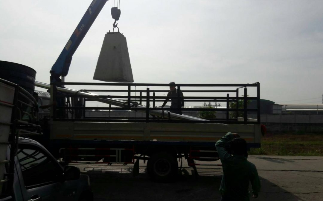 เสาโพสท็อปพร้อมตอม่อ ส่ง สระบุรี