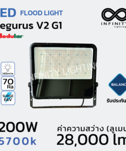โคมฟลัดไลท์ Modular รุ่น Regulus BALANCE SERIES 200W 5700K